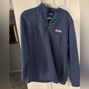 Vineyard Vines Men's Navy Zip-Up Sweatshirt